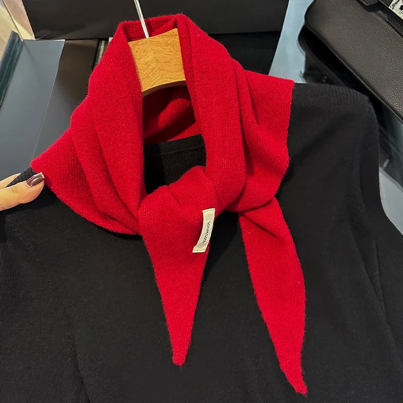The Wool Triangle Wrap Scarf