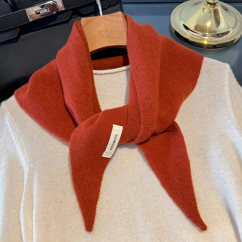 The Wool Triangle Wrap Scarf
