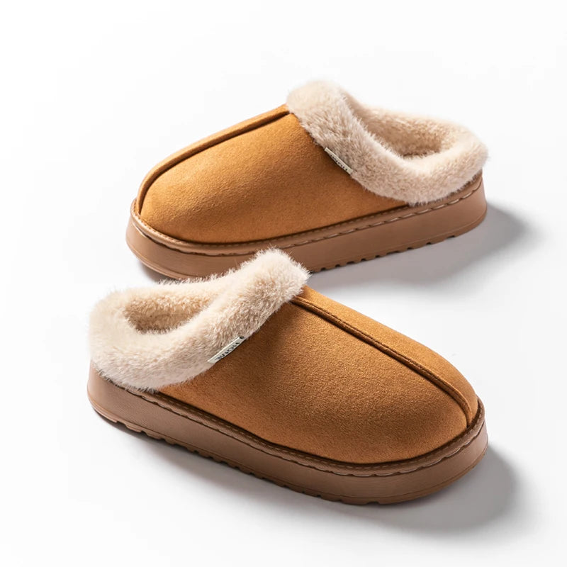 The Cruelty-Free Suede Platform Slipper