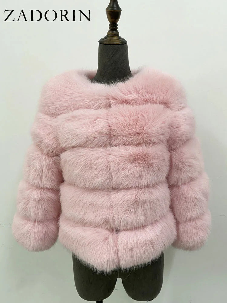 The Fluffy Cruelty-Free Fur Short Coat