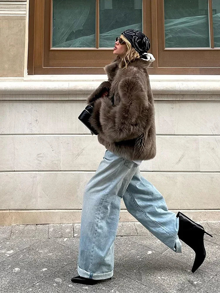 The Mink-Look Cruelty-Free Fur Jacket