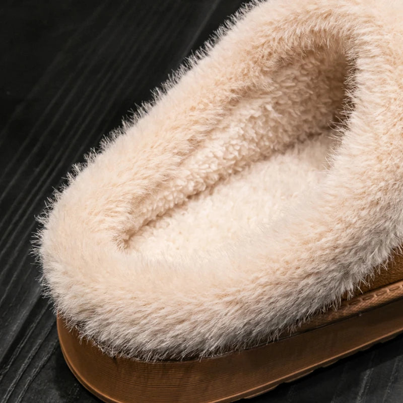 The Cruelty-Free Suede Platform Slipper