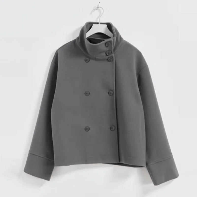 The High-Neck Asymmetric Coat
