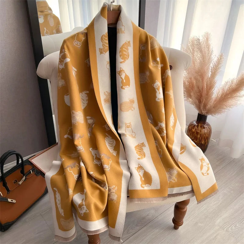 The Oversized Plaid Blanket Scarf — product view 48