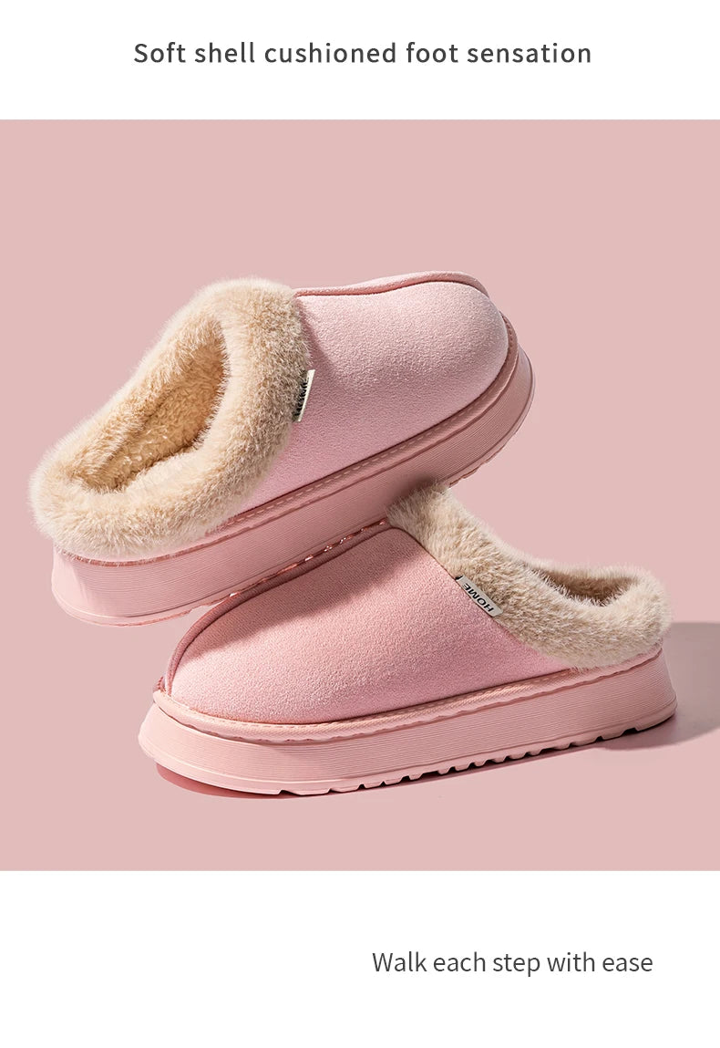 The Cruelty-Free Suede Platform Slipper