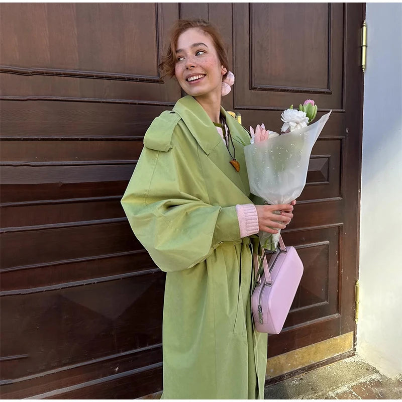 The Oversized Stand-Collar Trench