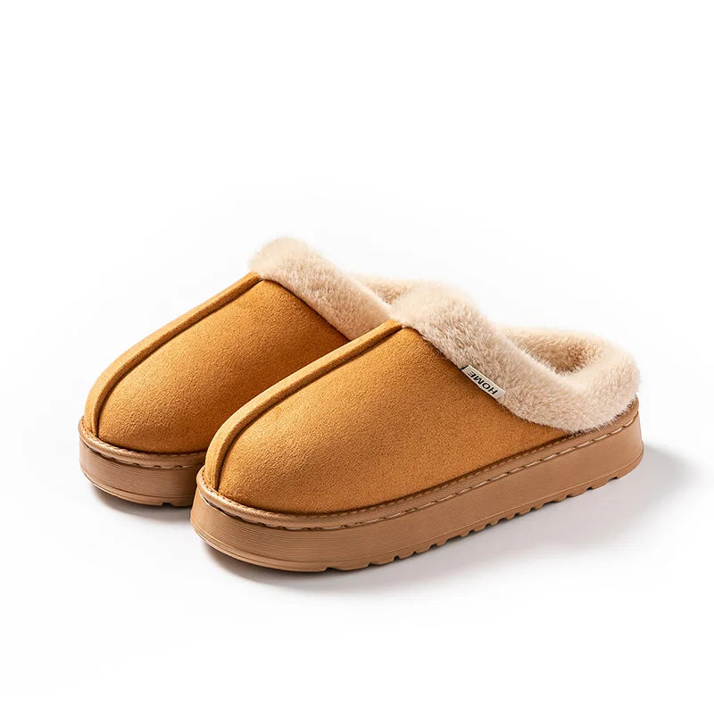 The Cruelty-Free Suede Platform Slipper