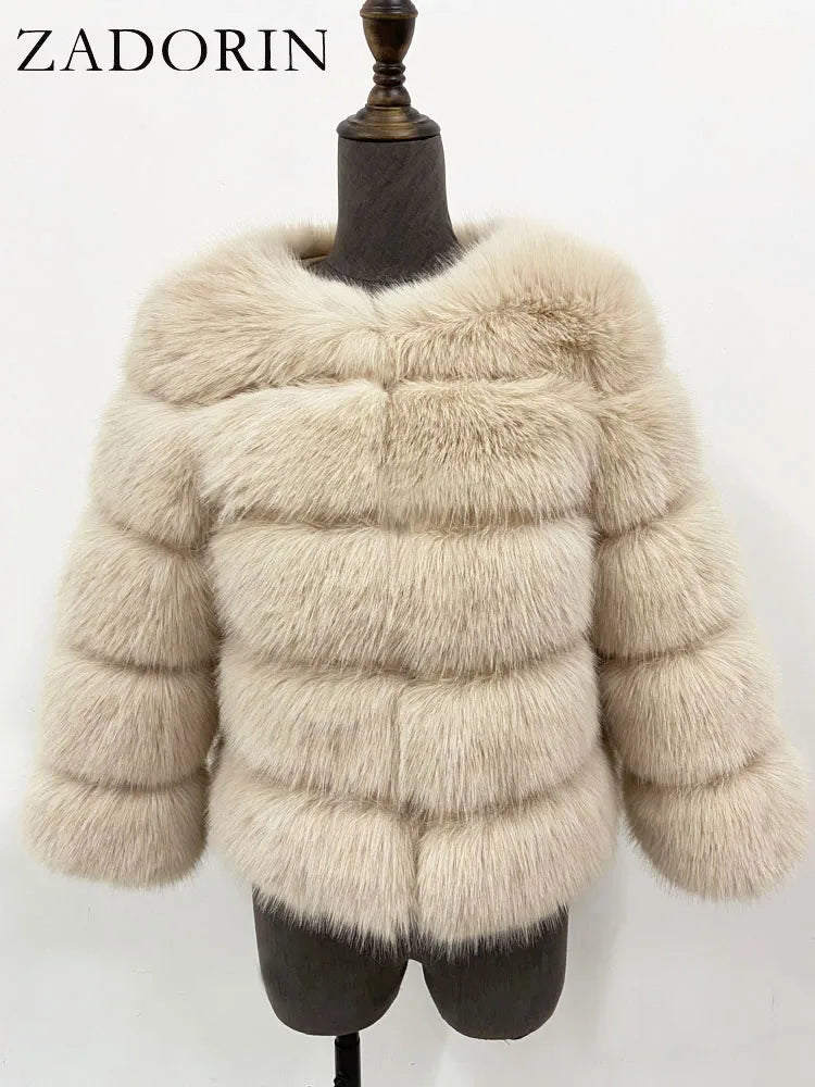 The Fluffy Cruelty-Free Fur Short Coat