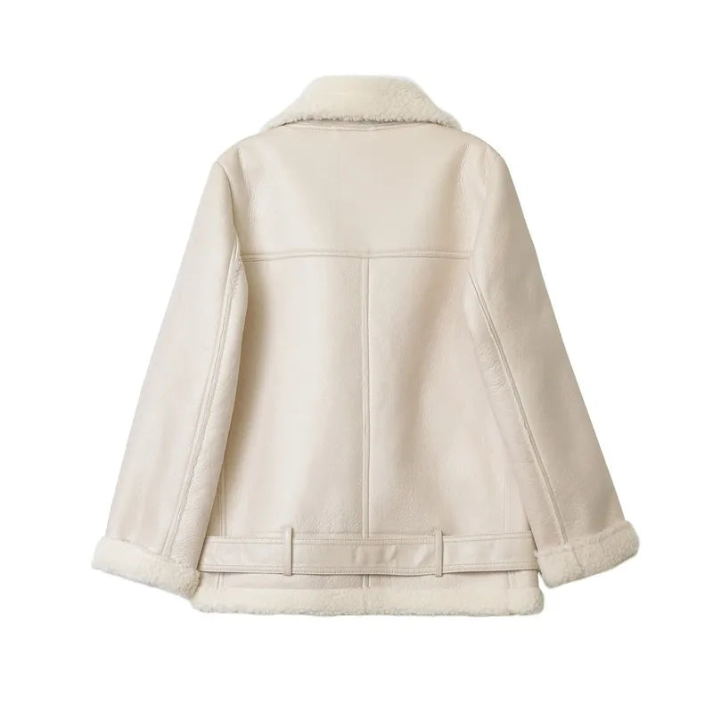 The Shearling-Look Aviator Jacket