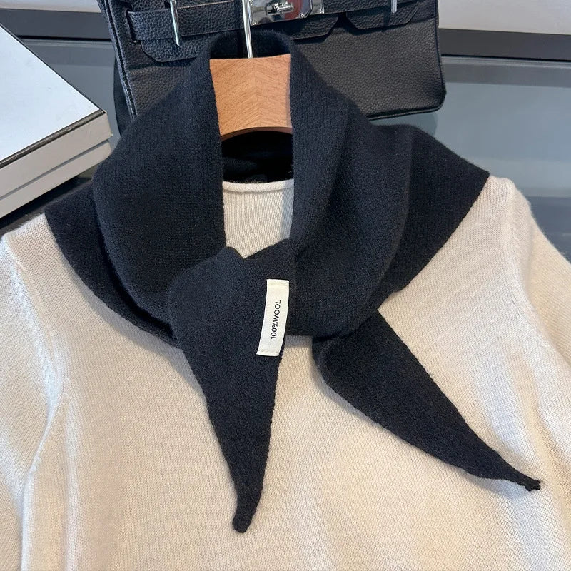 The Wool Triangle Wrap Scarf