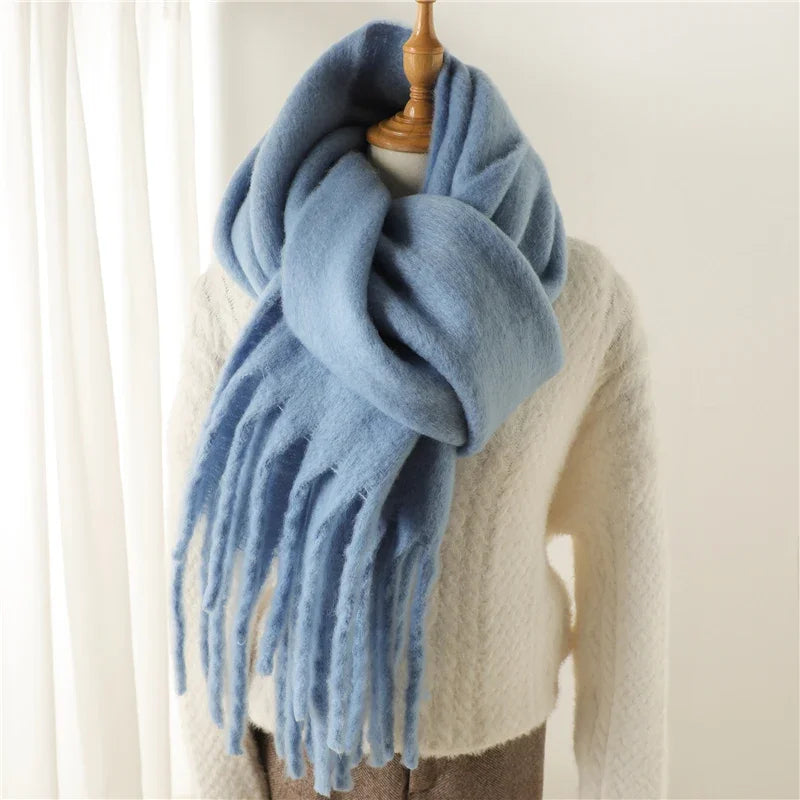 The Tassel Pashmina Wrap Scarf