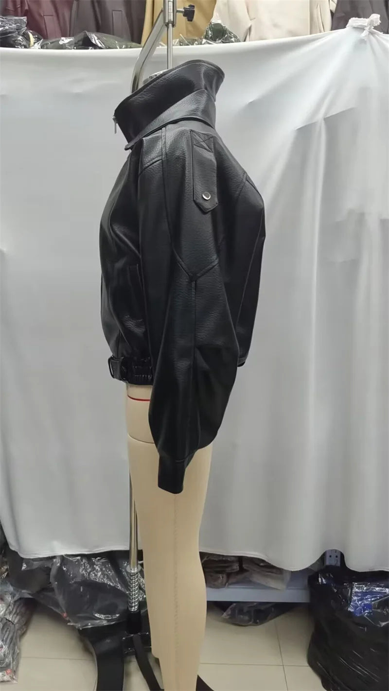 The Cruelty-Free Leather Biker Jacket