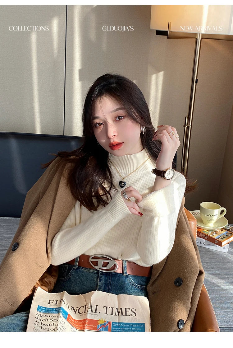 The Lined Knit Turtleneck