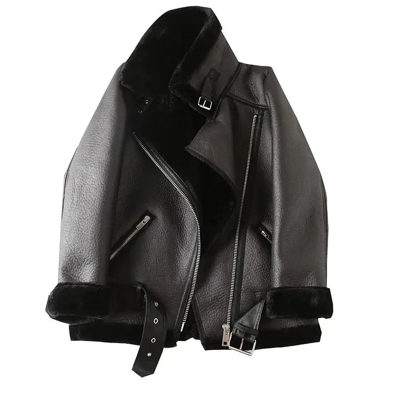 The Shearling-Look Aviator Jacket
