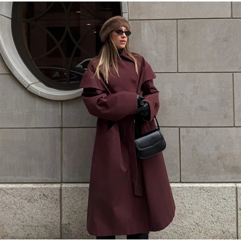 The Cape-Collar Belted Trench