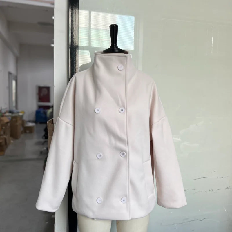 The Stand-Collar Boxy Jacket