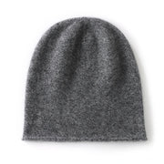 The Cashmere-Feel Ribbed Beanie — product view 4