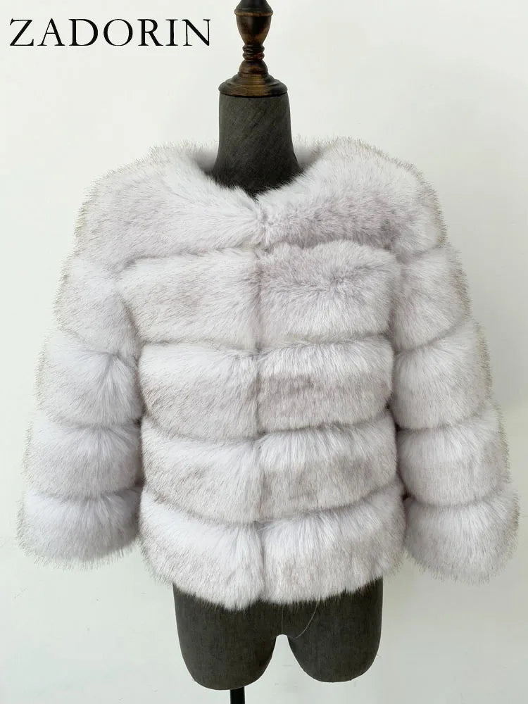 The Fluffy Cruelty-Free Fur Short Coat
