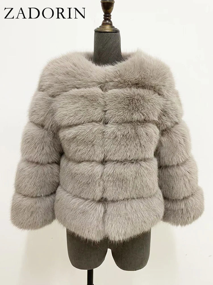 The Fluffy Cruelty-Free Fur Short Coat