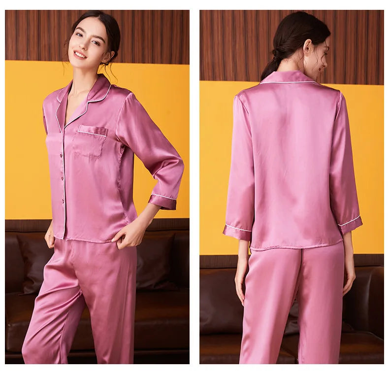 The Mulberry Silk Pajama Set