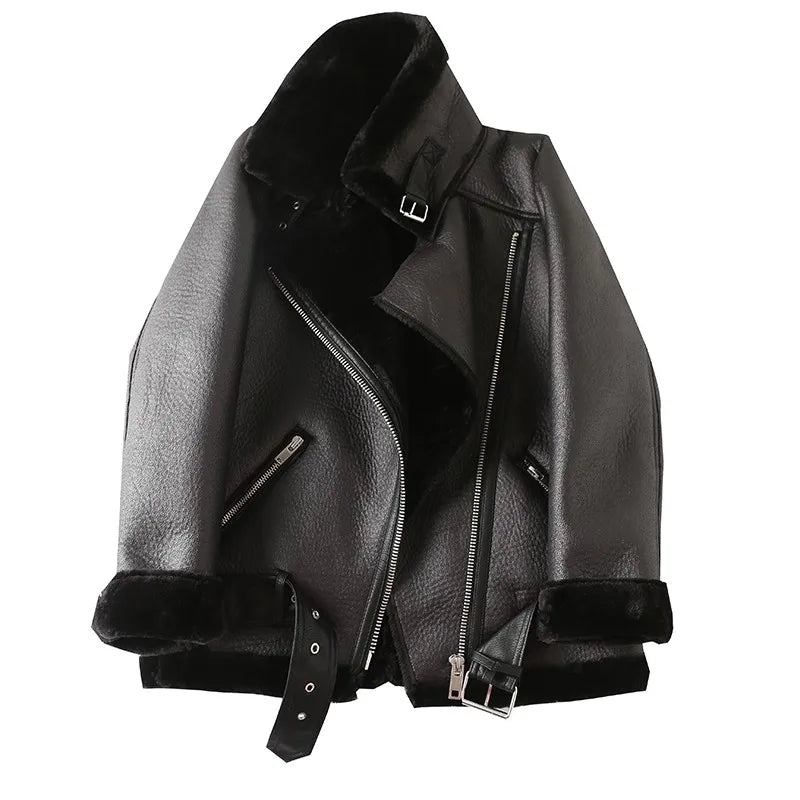 The Shearling-Look Aviator Jacket