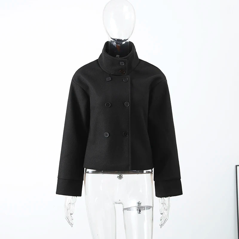 The High-Neck Asymmetric Coat