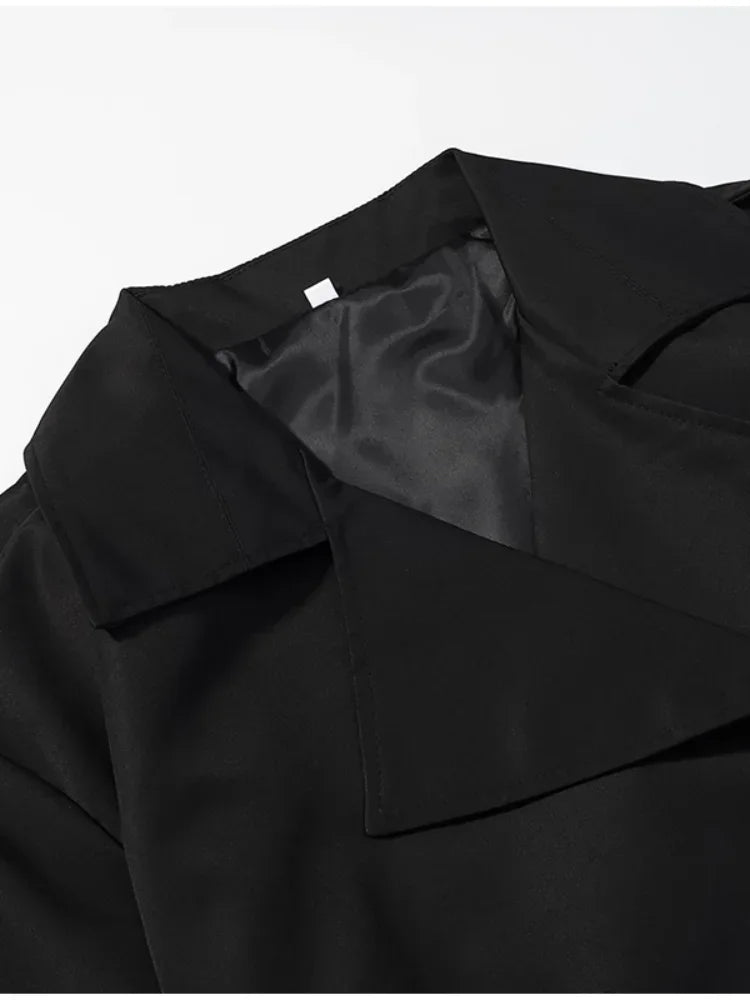 The V-Neck Belted Trench