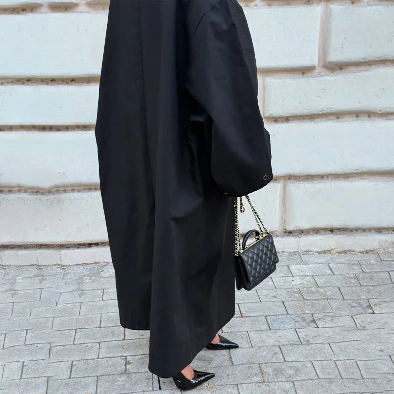 The Long Stand-Collar Trench