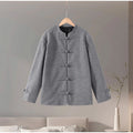 The Frog-Button Mandarin Jacket — product view 3