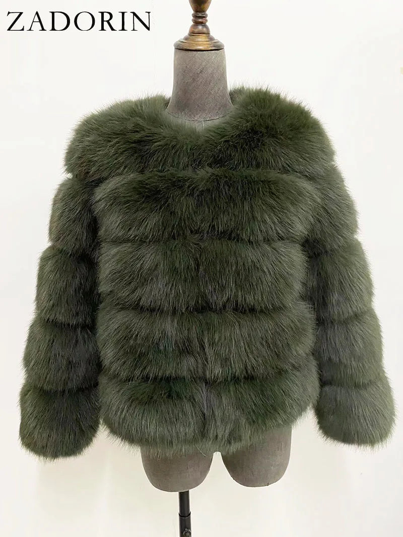 The Fluffy Cruelty-Free Fur Short Coat