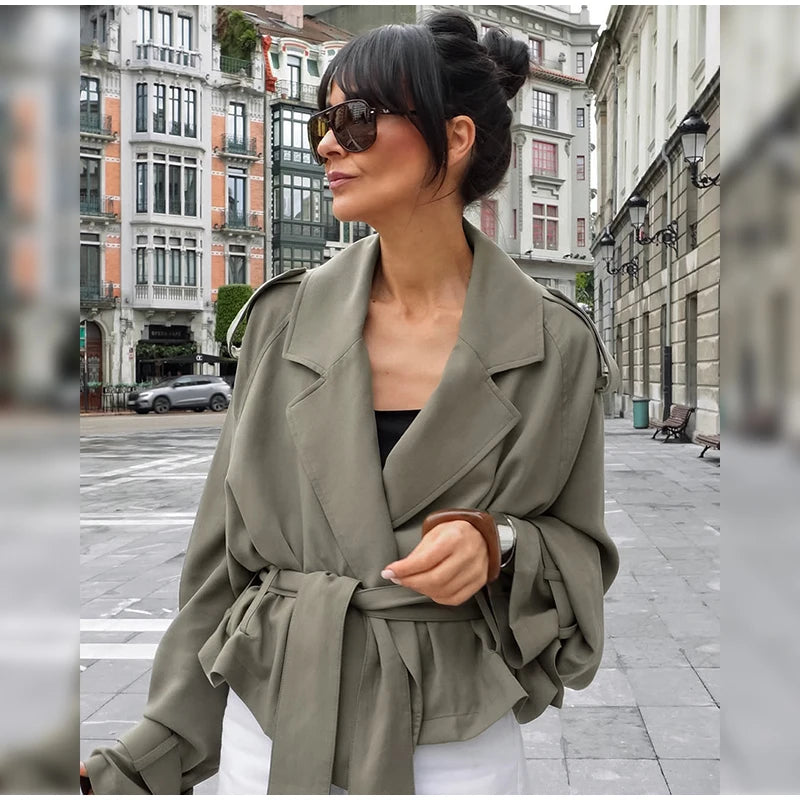 The Double-Breasted Belted Trench