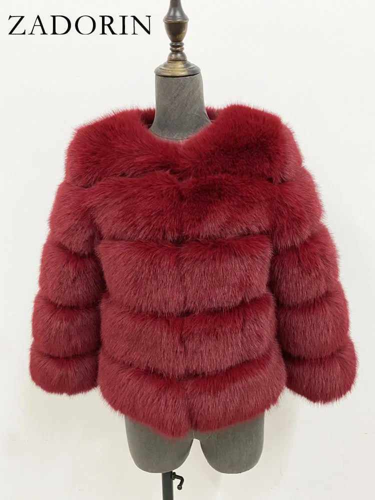 The Fluffy Cruelty-Free Fur Short Coat
