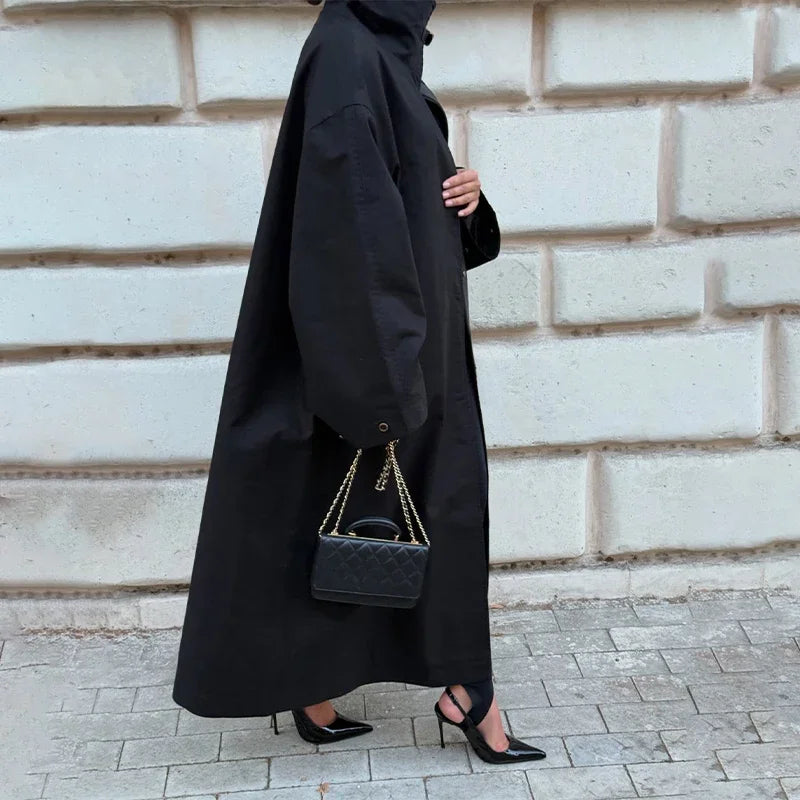 The Long Stand-Collar Trench