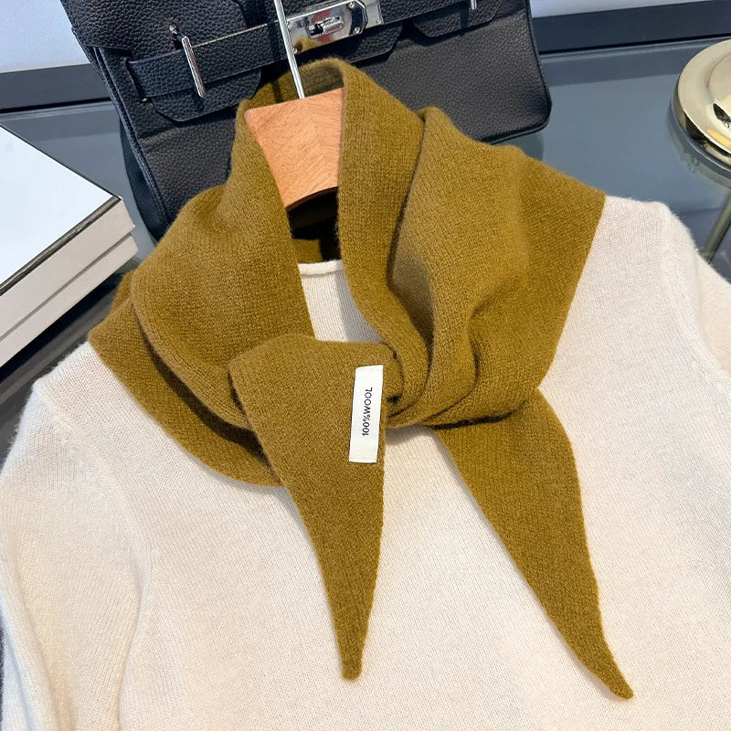 The Wool Triangle Wrap Scarf