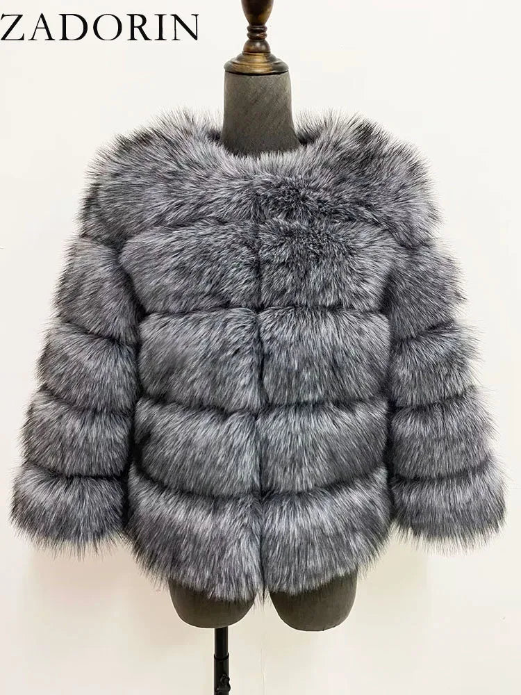 The Fluffy Cruelty-Free Fur Short Coat