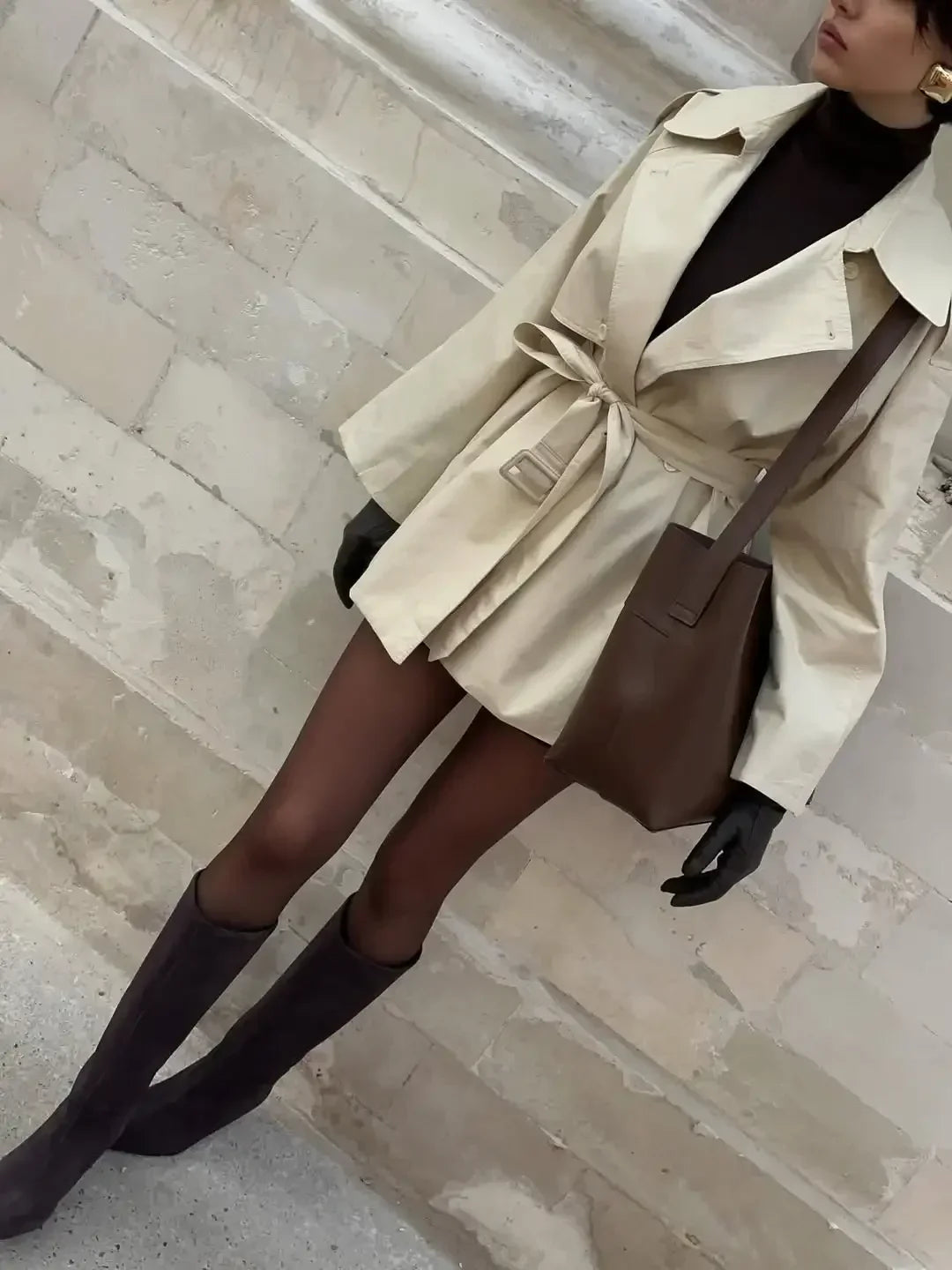 The Belted Short Trench