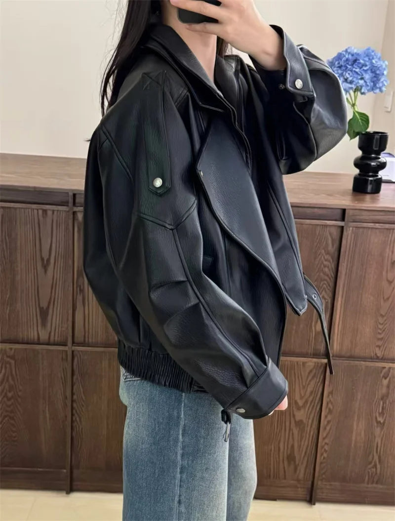 The Cruelty-Free Leather Biker Jacket