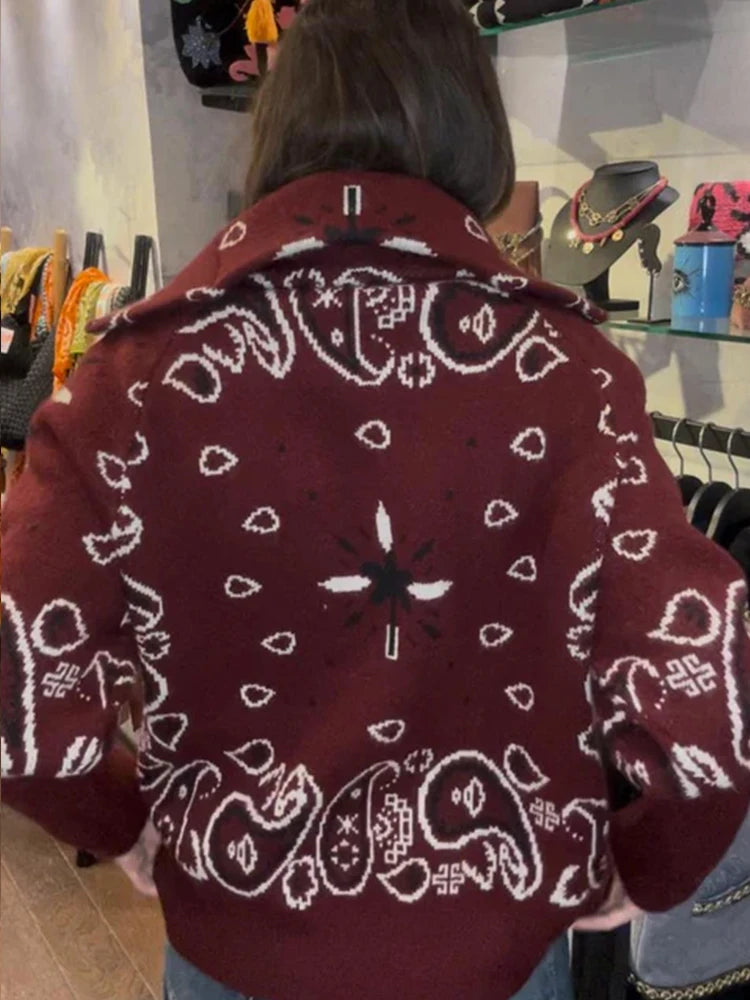 The Jacquard Zip Cardigan Jacket — product view 5