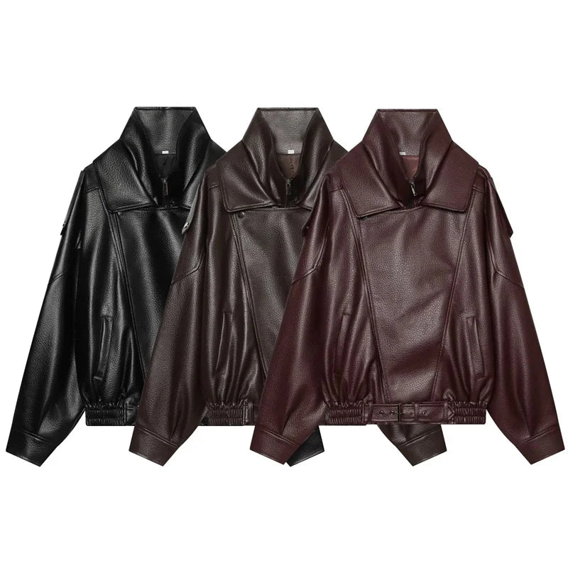 The Cruelty-Free Leather Biker Jacket