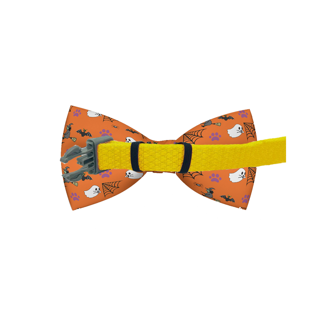 Halloween Orange Dog Bow Tie, view 3
