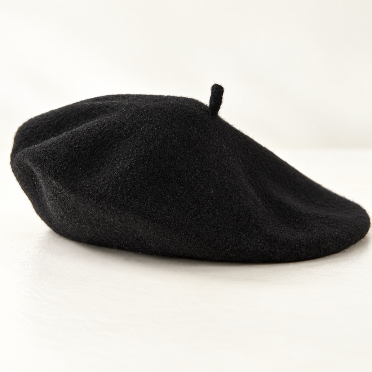 The Wool-Blend French Beret — detail view