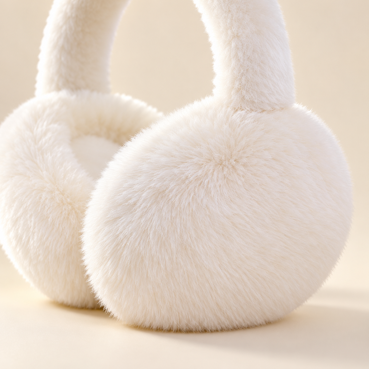 The Plush Earmuffs — detail view