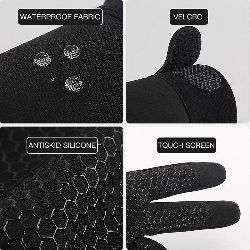 Thermal Gloves Winter Gloves with Touch Screen Support