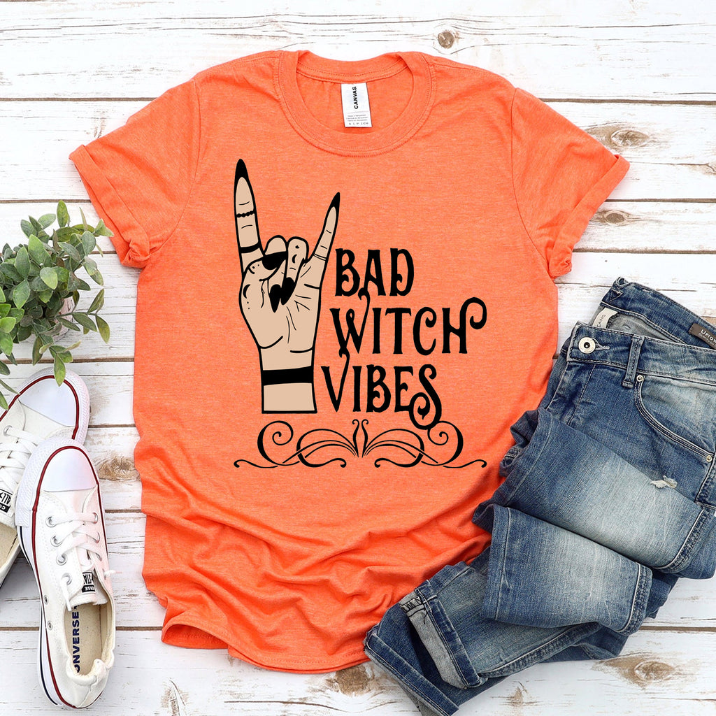 Bad Witch Vibes Halloween T-shirt, view 1