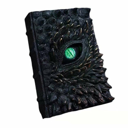Dragon Eye Spellbook — Gothic Resin Decoration