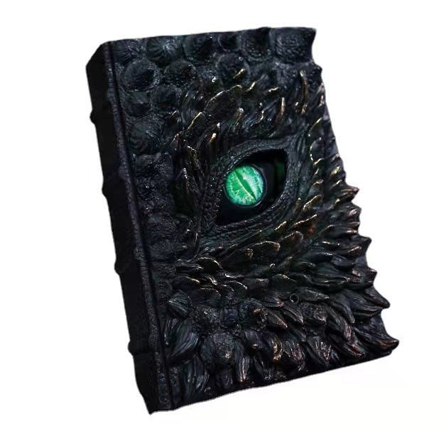 Dragon Eye Spellbook — Gothic Resin Decoration