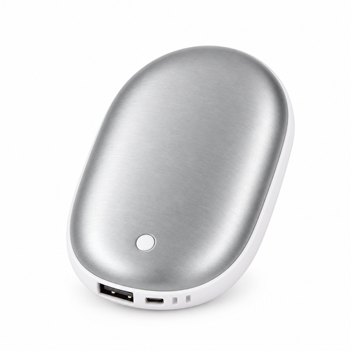 Hand warmer in silver