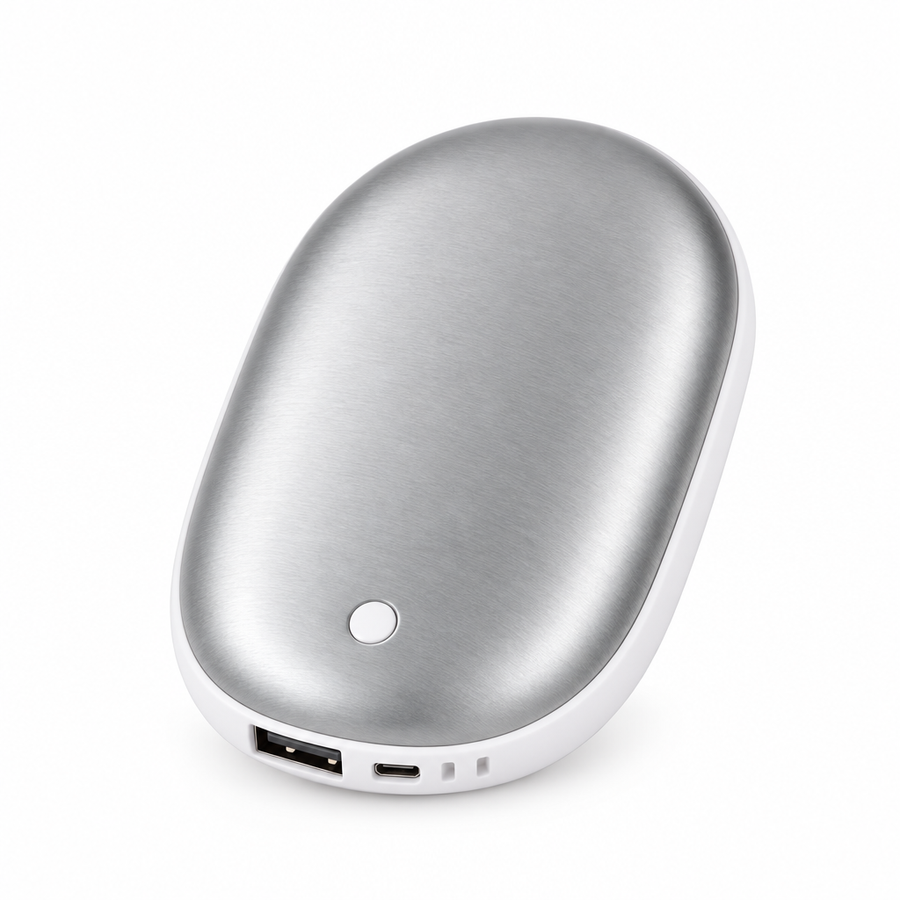 Hand warmer in silver